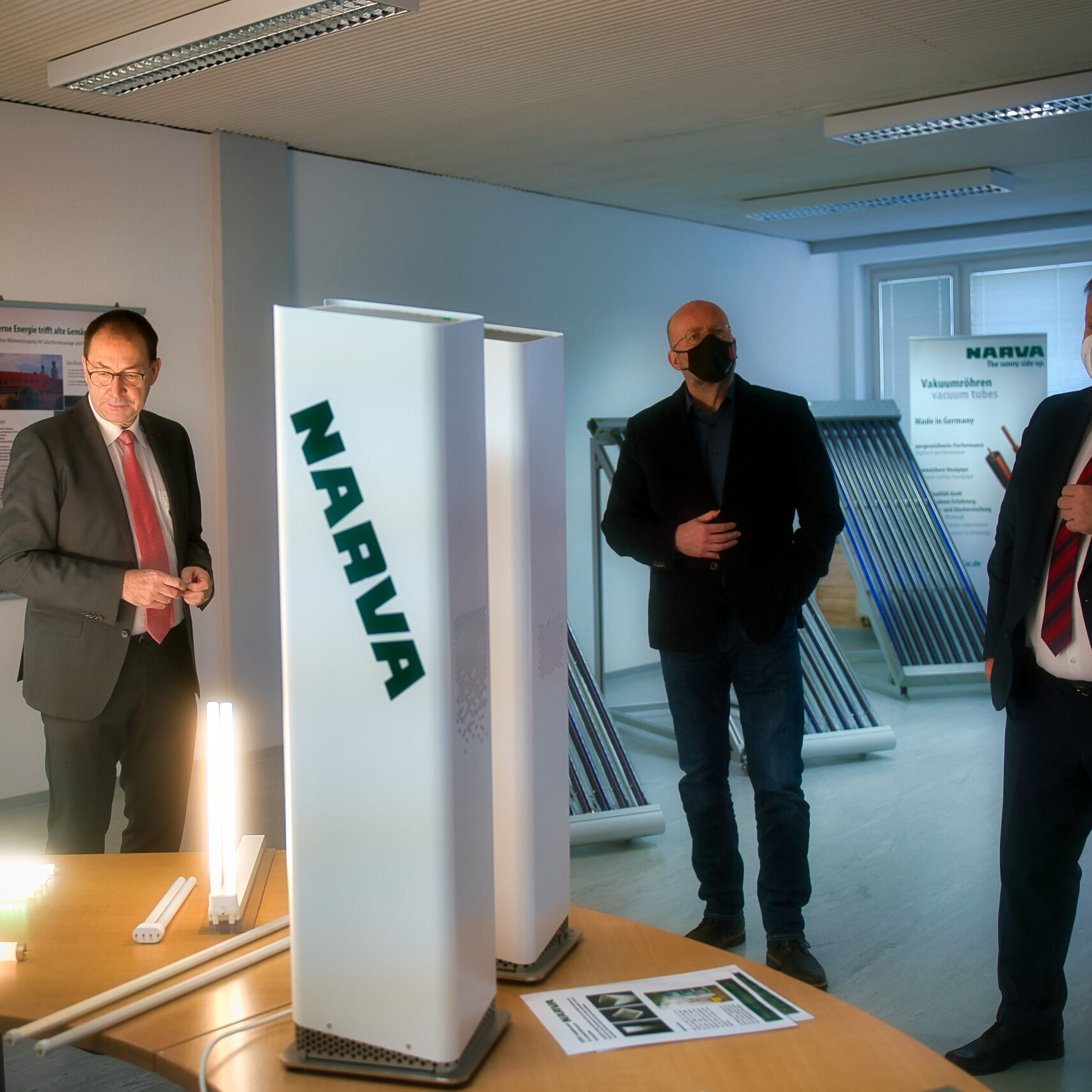 NARVA Lichtquellen_Eröffnung Präsentationsraum